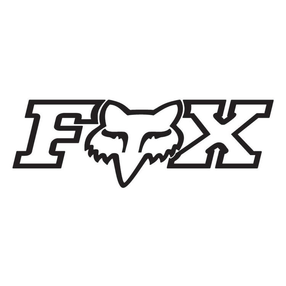 Vinyl Decal for Window - Fox Motor Cross Logo